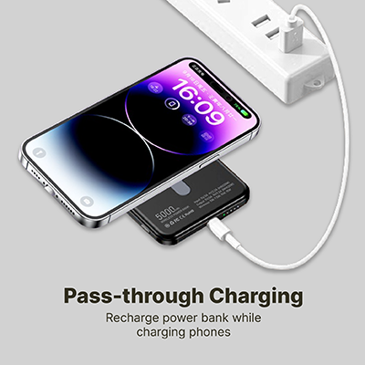 SLIM Magnetic 15W Wireless Power Bank - 5000mAh 06