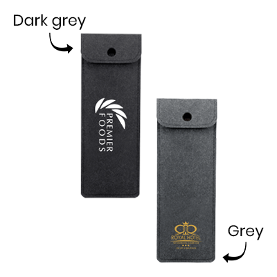 Snap Closure Felt Pouch 05