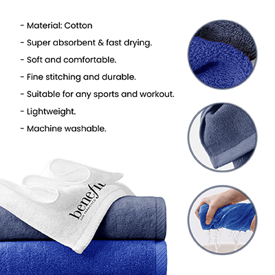 SPORTS Pure Cotton Sports Towel (1100x200) - 110g 09