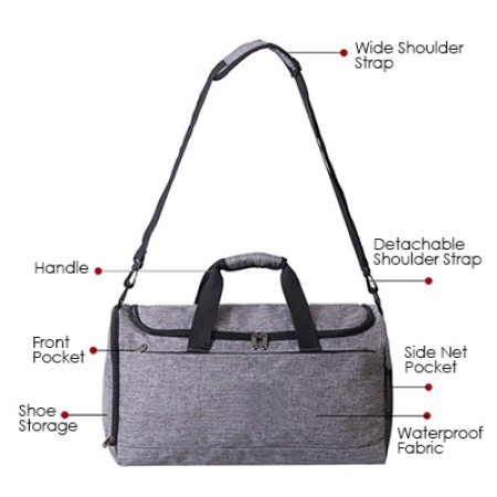 SPORTS Travel Canvas Duffel Bag 05