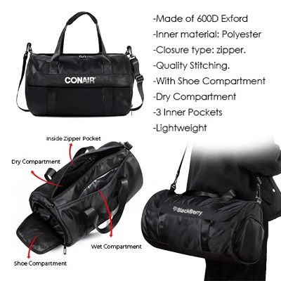 SPRINT Travel Oxford Duffel Gym Bag 10