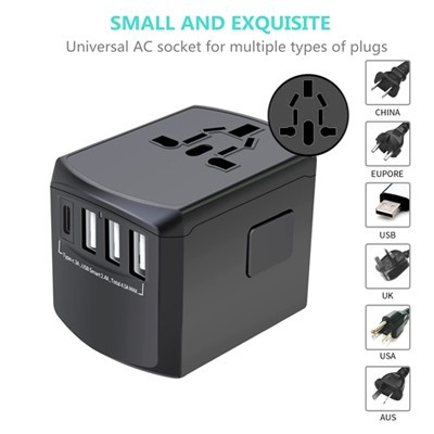 SWIFT Travel Adapter Triple USB and Type-C Charger 08