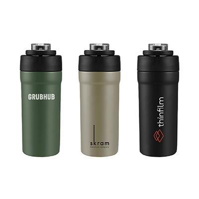 TIGO Stainless Steel Bottle with Straw Carry Handle - 680ml 01