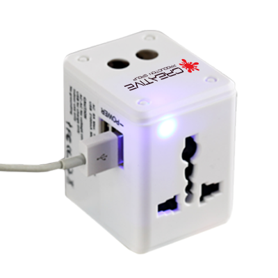 Travel Dual USB Multi-Function Adapter - 2.1A 01