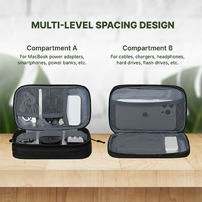 Water Repellent Polyester 2 Layer Gadget Pouch V2 06