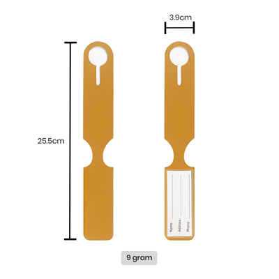 WE PU Leather Luggage Tag Holder 10