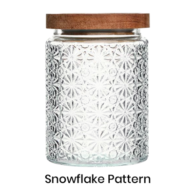 Wooden Lid Glass Canister - 700ml 10