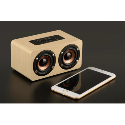Wooden PURE Sound Bluetooth Speaker with Built-in Battery 04