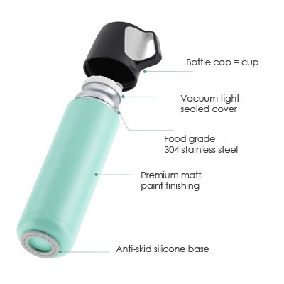 XD Stainless Steel Vacuum Thermos Flask - 500ml 05
