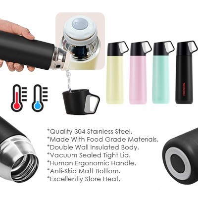 XD Stainless Steel Vacuum Thermos Flask - 500ml 08