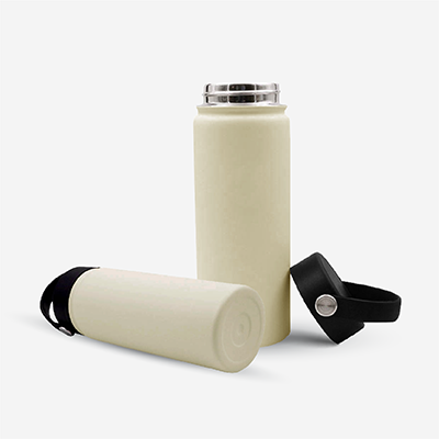 YOUNG Double Wall Stainless Steel Flask with Handle - 600ml 04