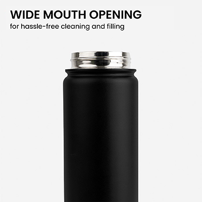 YOUNG Double Wall Stainless Steel Flask with Handle - 600ml 05